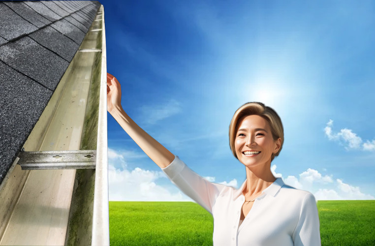 nowra gutter cleaning service produces a spotless gutter after cleaning with basic tools.